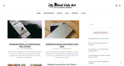 Desktop Screenshot of blindkidsart.org